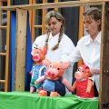 Die Geschichte von den drei kleinen Schweinchen und dem bösen Wolf