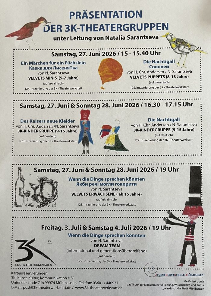 Präsentation der 3K-Theatergruppen
